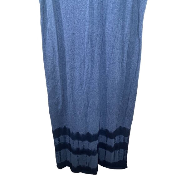 J Jill Pure Jill Blue Tie Dye Maxi Dress Small Cotton Sleeveless - Picture 4 of 11